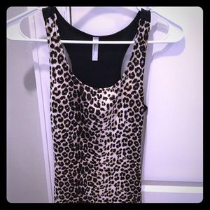 Basic cheetah print dress